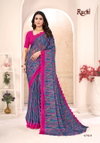 Savera Vol 12 By Ruchi Chiffon Saree Attached With Border Wholesale Clothing Suppliers In India